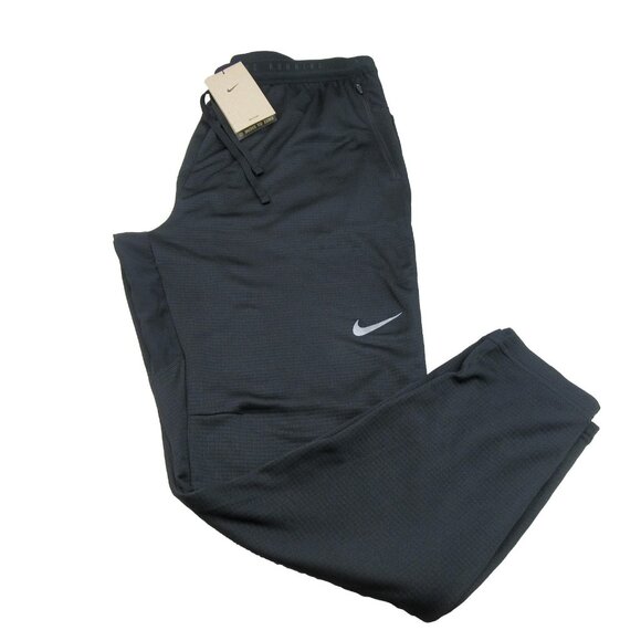 Nike Stride Dri-FIT Knit Running Pants Mens Size Medium Black NEW